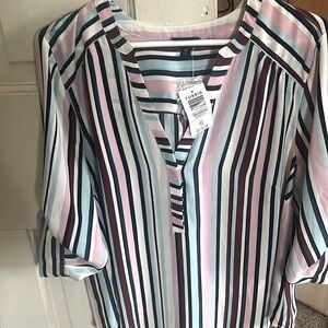 Torrid Harper Georgette Pullover 3/4 sleeve blouse-